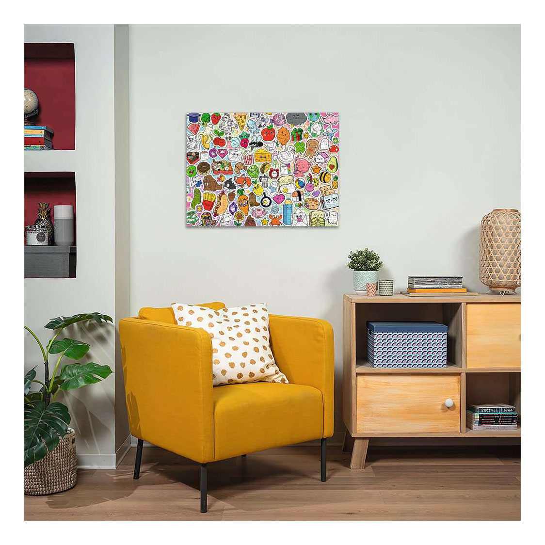 Ravensburger Legpuzzel Cute Kawaii Chaos - 500st.