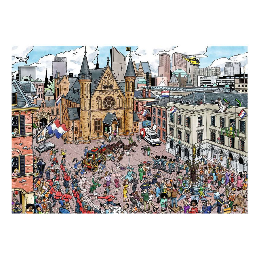 Puzzle Ravensburger Fleroux La Haye - 1000 pièces.