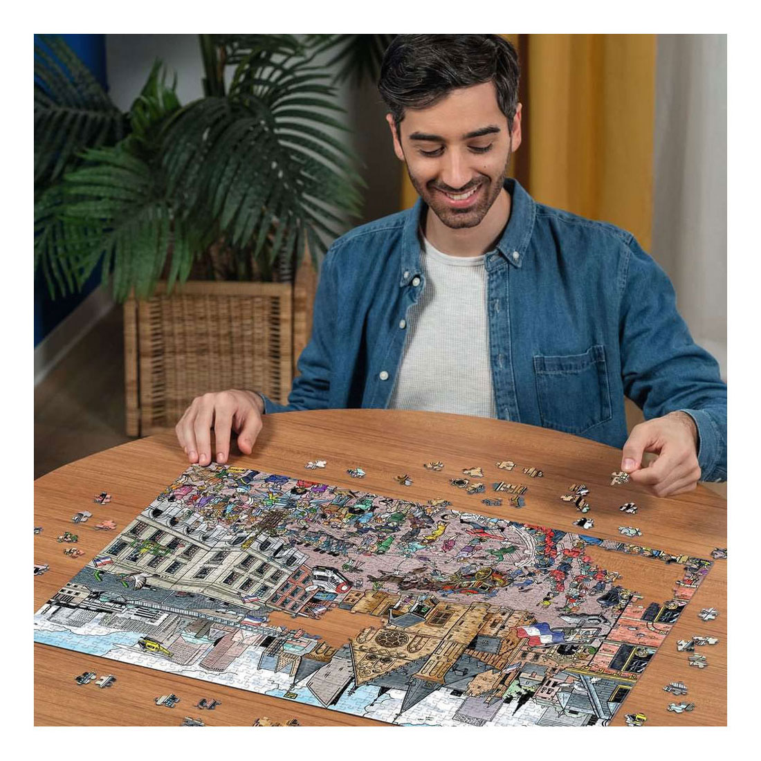 Puzzle Ravensburger Fleroux La Haye - 1000 pièces.