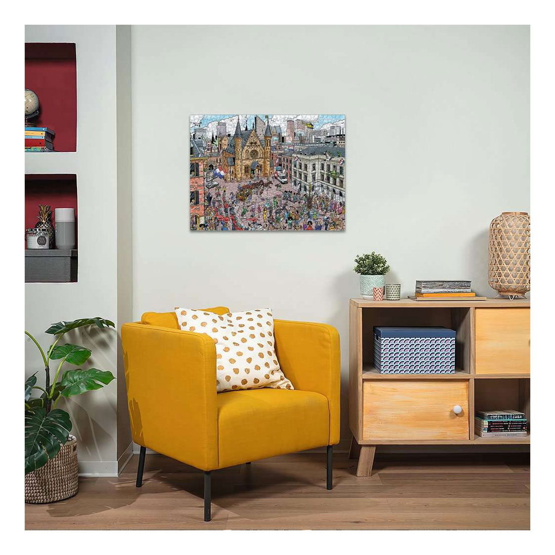 Puzzle Ravensburger Fleroux La Haye - 1000 pièces.