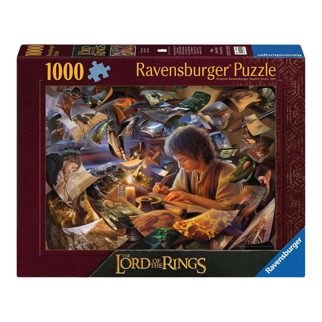 Puzzle Ravensburger Le Voyage de Frodon (Le Seigneur des Anneaux) - 1000 pièces.