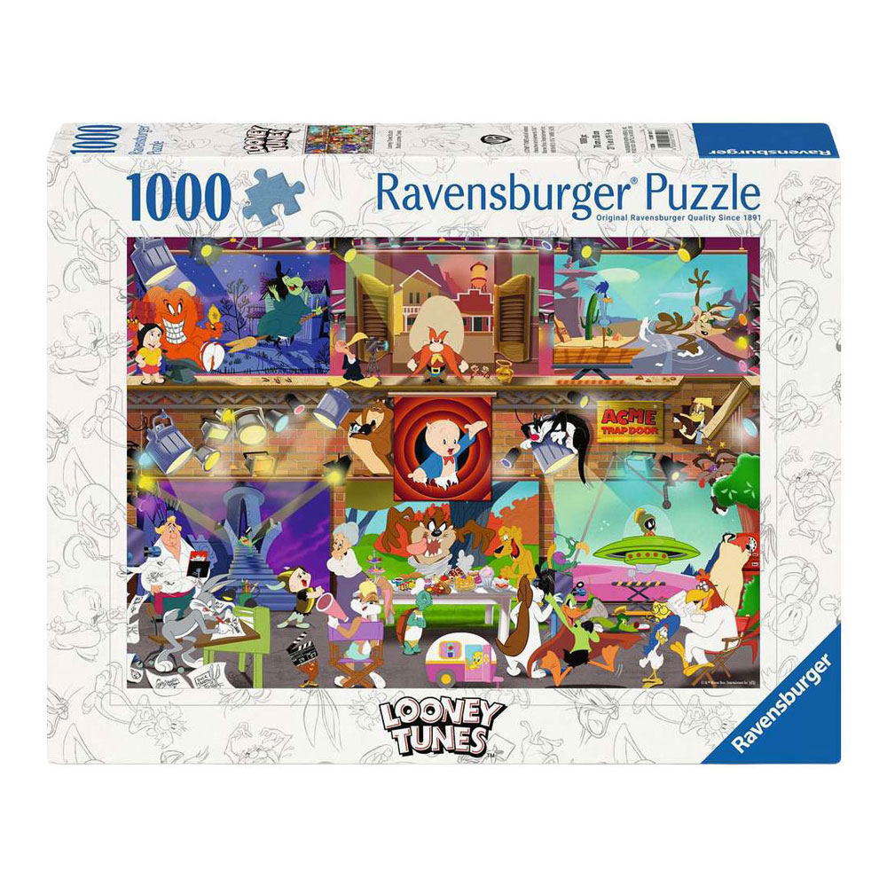 Puzzle Ravensburger Looney Tunes Studio - 1000 pièces