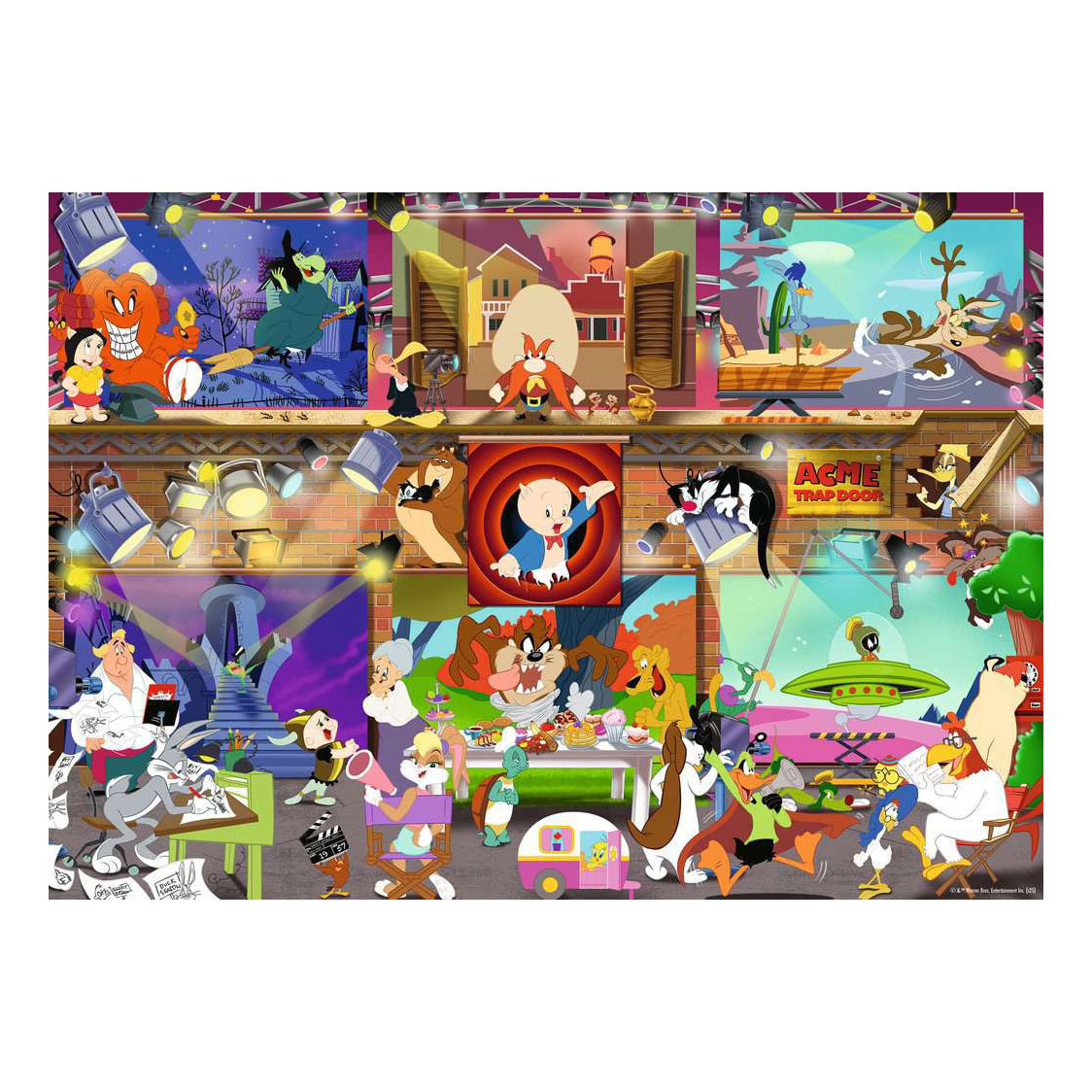 Puzzle Ravensburger Looney Tunes Studio - 1000 pièces