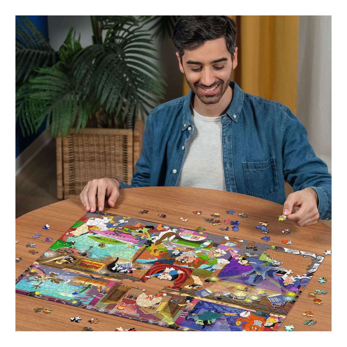 Puzzle Ravensburger Looney Tunes Studio - 1000 pièces