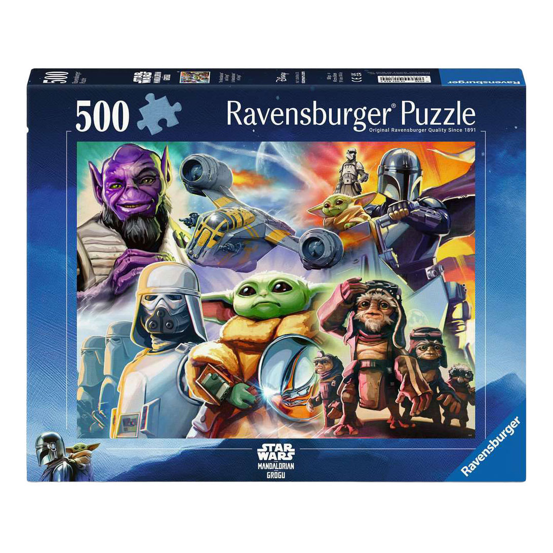 Ravensburger Legpuzzel The Mandalorian and Grogu - 500st.