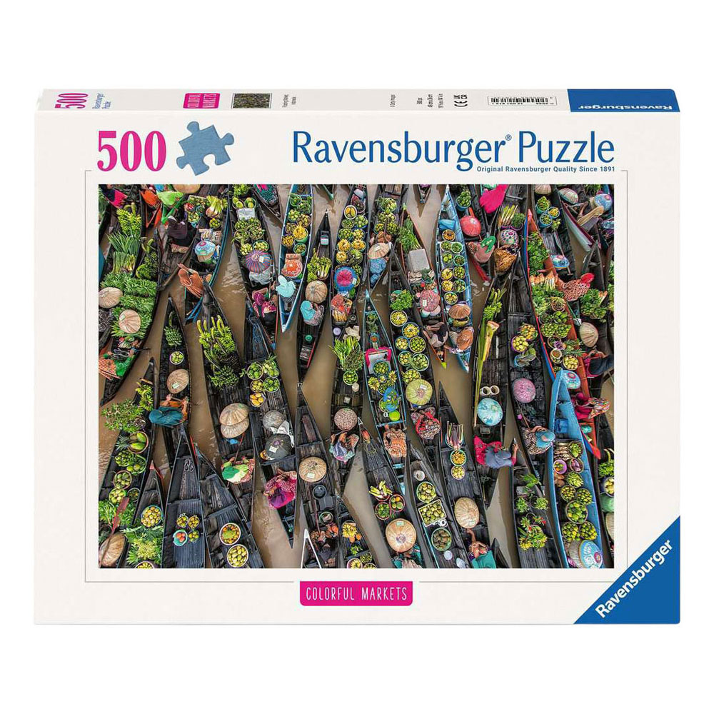Ravensburger Legpuzzel Marchés Colorés N° 1 - 500e rue.