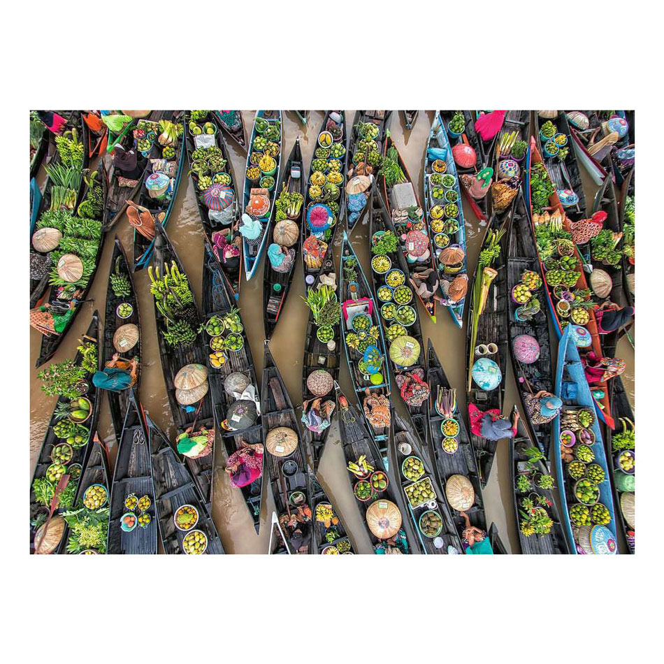 Ravensburger Legpuzzel Marchés Colorés N° 1 - 500e rue.