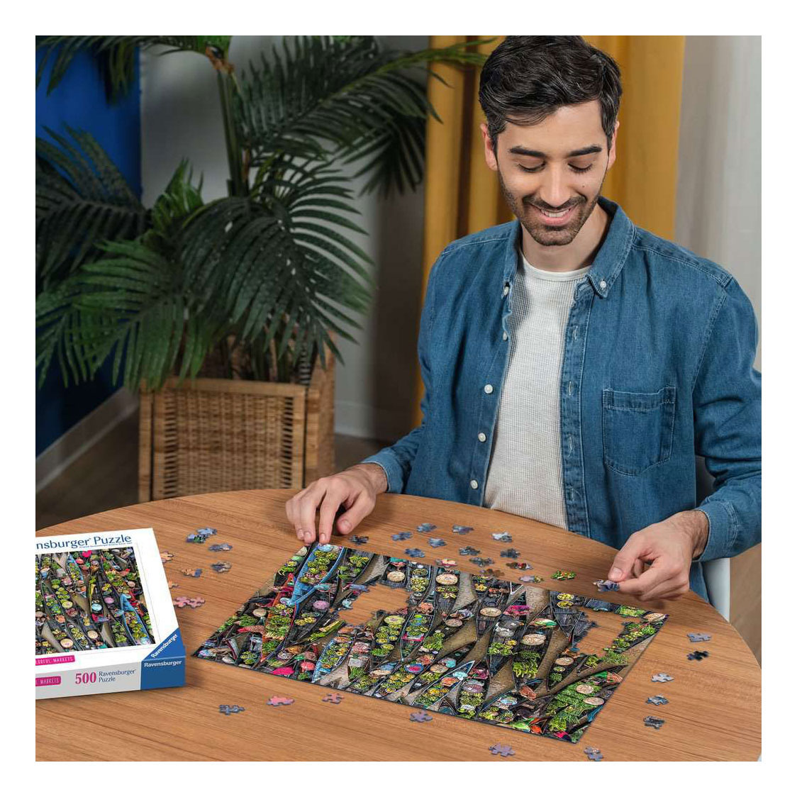Ravensburger Legpuzzel Marchés Colorés N° 1 - 500e rue.