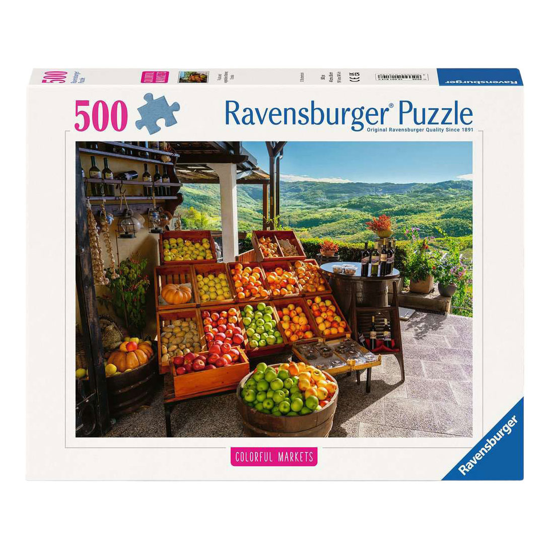 Ravensburger Legpuzzel Marché de fruits et légumes, Croatie - 500e rue.
