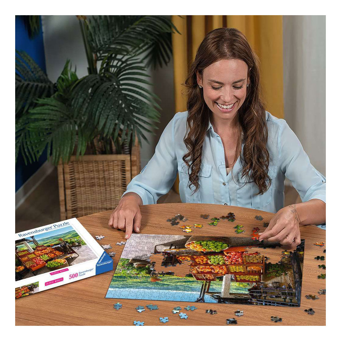 Ravensburger Legpuzzel Marché de fruits et légumes, Croatie - 500e rue.