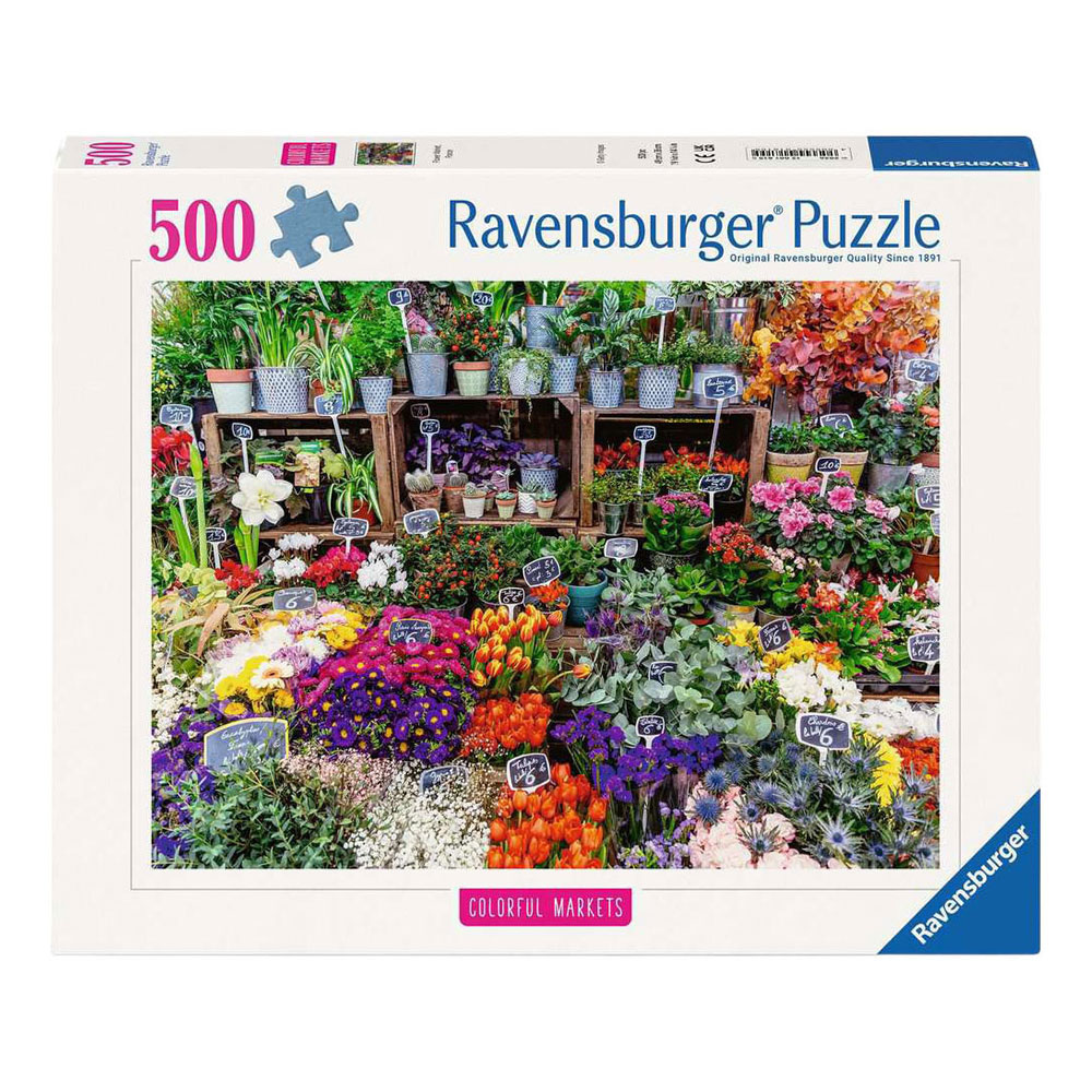 Marché aux fleurs Ravensburger Legpuzzel, France - 500e rue.