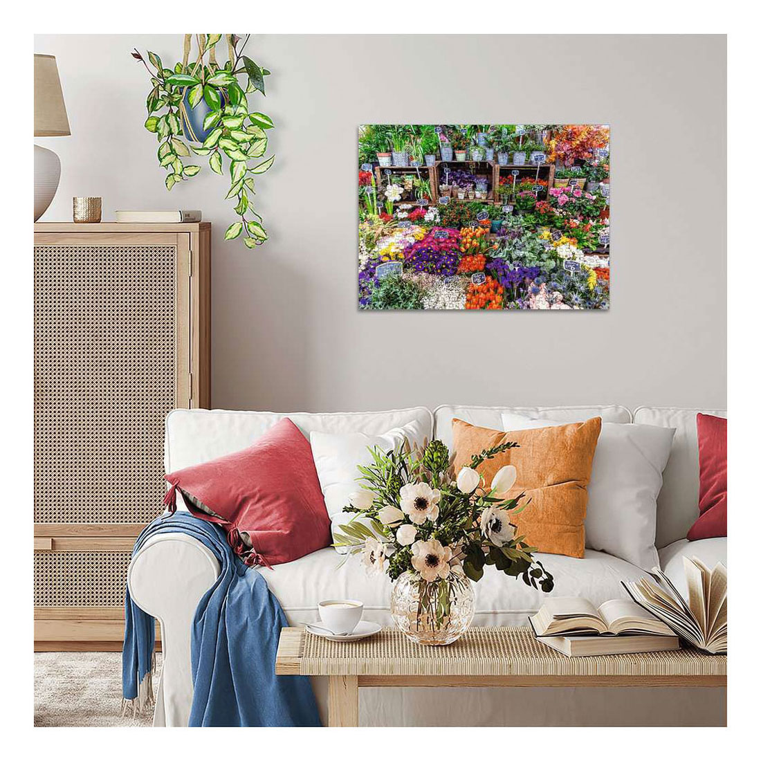 Marché aux fleurs Ravensburger Legpuzzel, France - 500e rue.