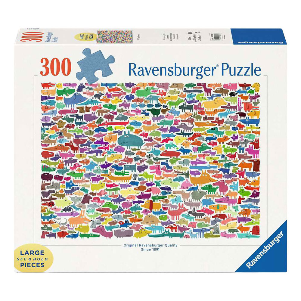 Ravensburger Legpuzzel 387 Chiens et un Chat - 300e.