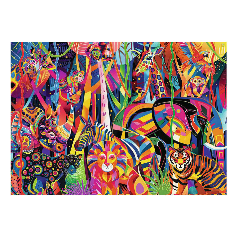 Puzzle Ravensburger Jungle Joyau - 500 pièces XL.