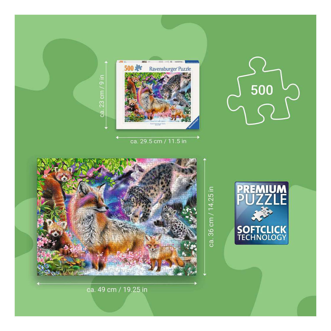 Puzzle Ravensburger Harmonie himalayenne - 500 pièces