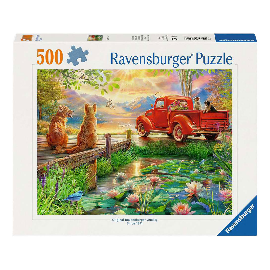 Puzzle Ravensburger Amour d'été - 500 pièces.