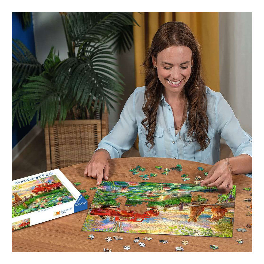 Puzzle Ravensburger Amour d'été - 500 pièces.