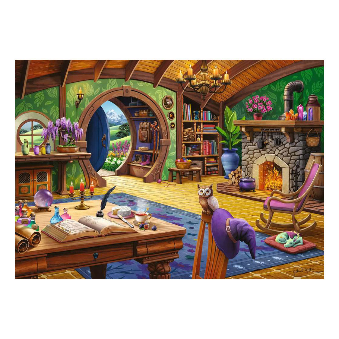 Ravensburger Legpuzzel Charmed Cottage - 1000st.
