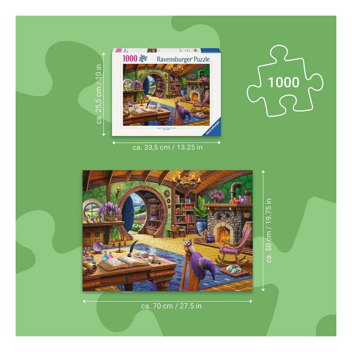 Ravensburger Legpuzzel Charmed Cottage - 1000st.