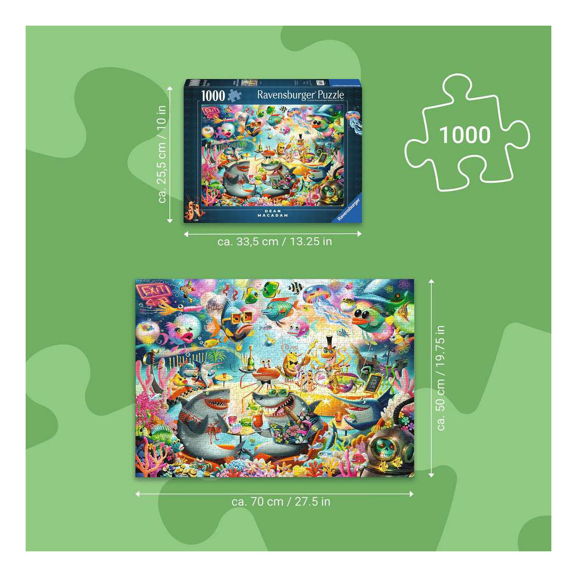 Ravensburger Legpuzzel Ocean Lounge - 1000st.