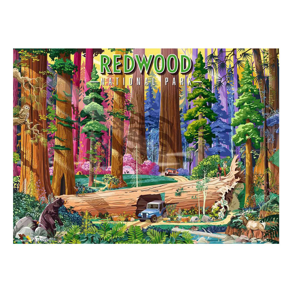 Ravensburger Legpuzzel Redwood National Park - 500st.