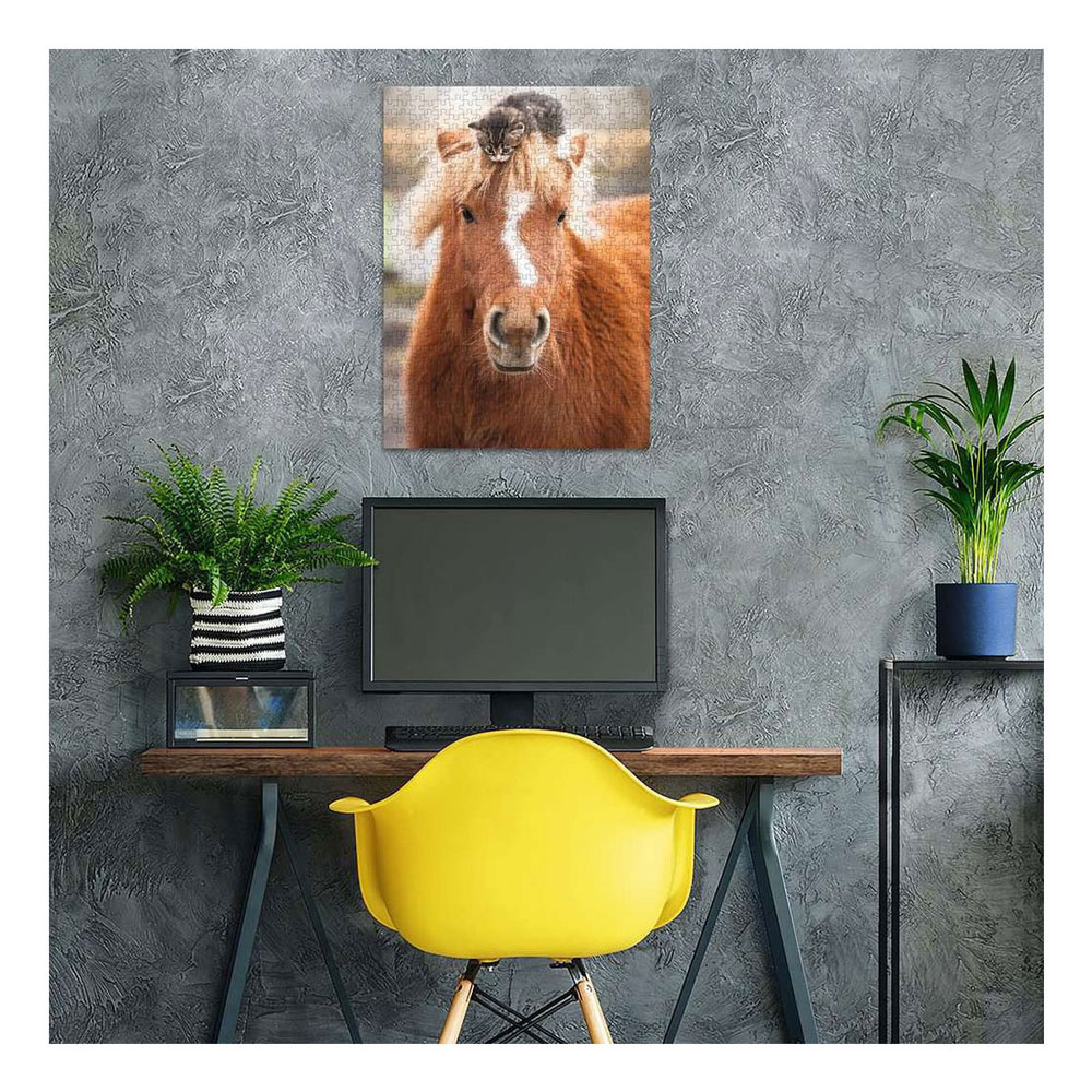 Ravensburger Legpuzzel Pony and cat - 500st.