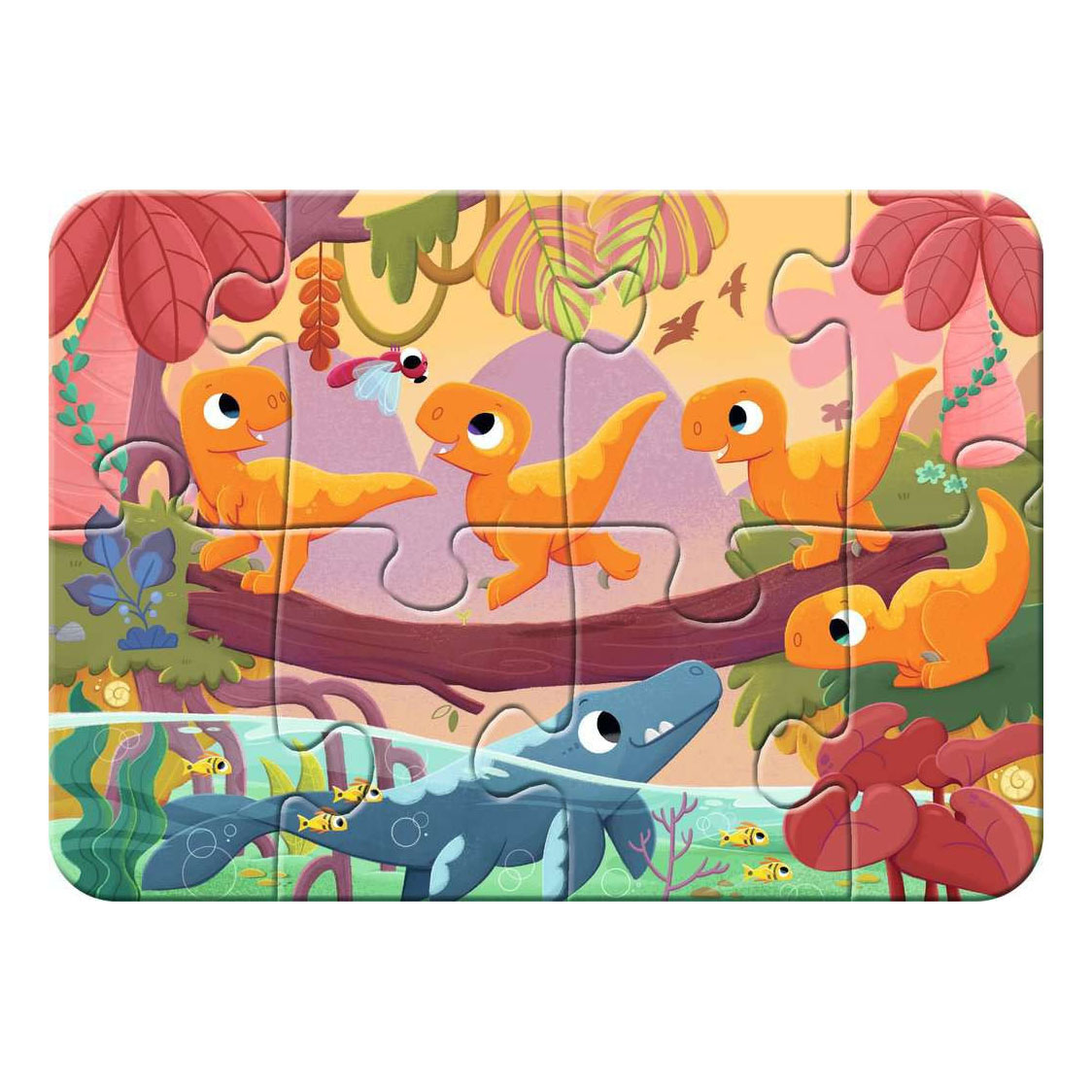 Ravensburger Mijn Eerste Puzzel Dinovrienden - 2/4/6/8st.
