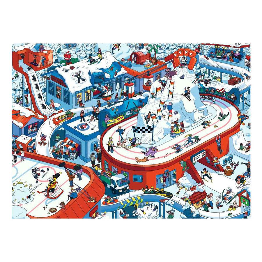 Ravensburger Legpuzzel Winter Sport Stadium 200 XXL st.
