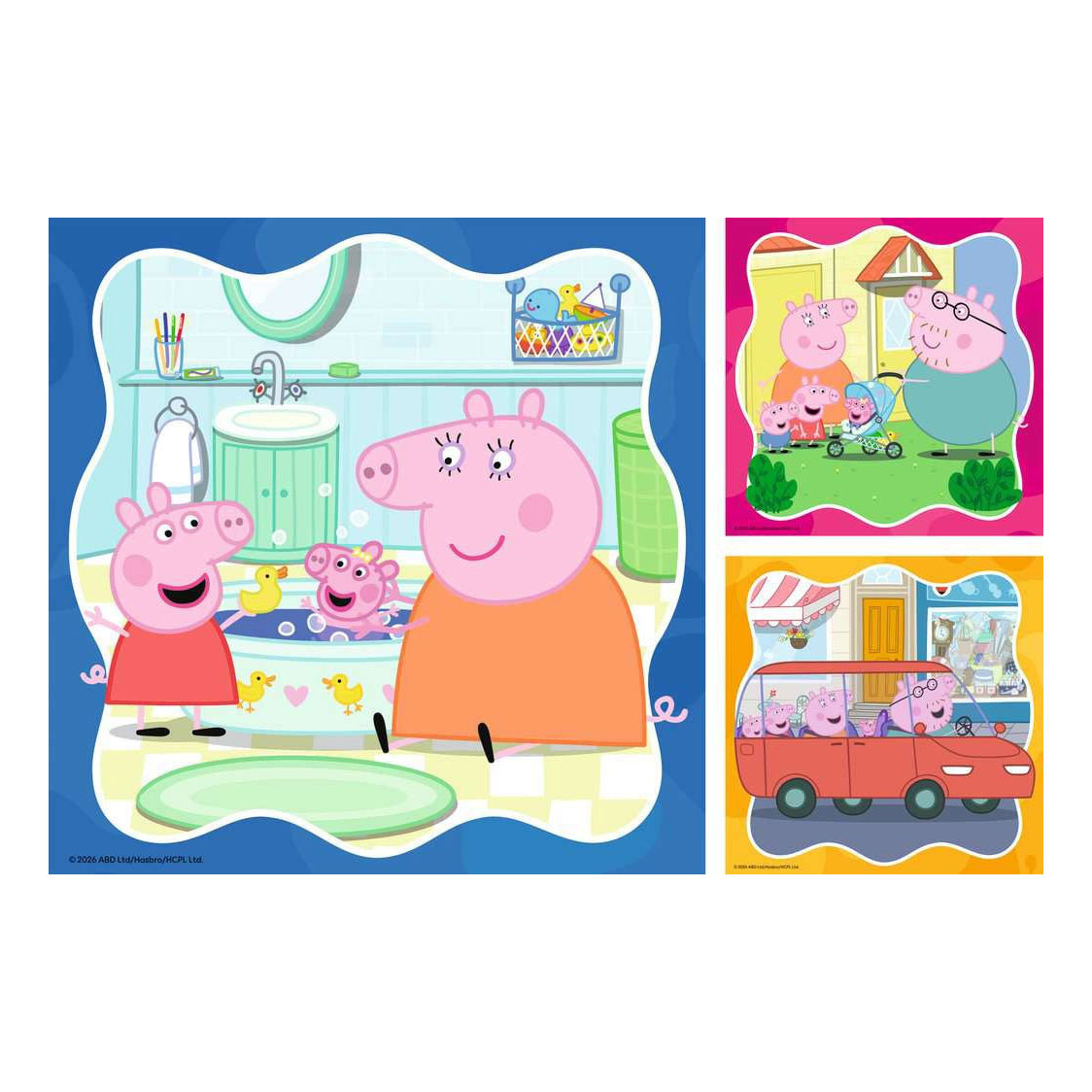 Ravensburger Puzzle Peppa Pig - 3x49 Teile.