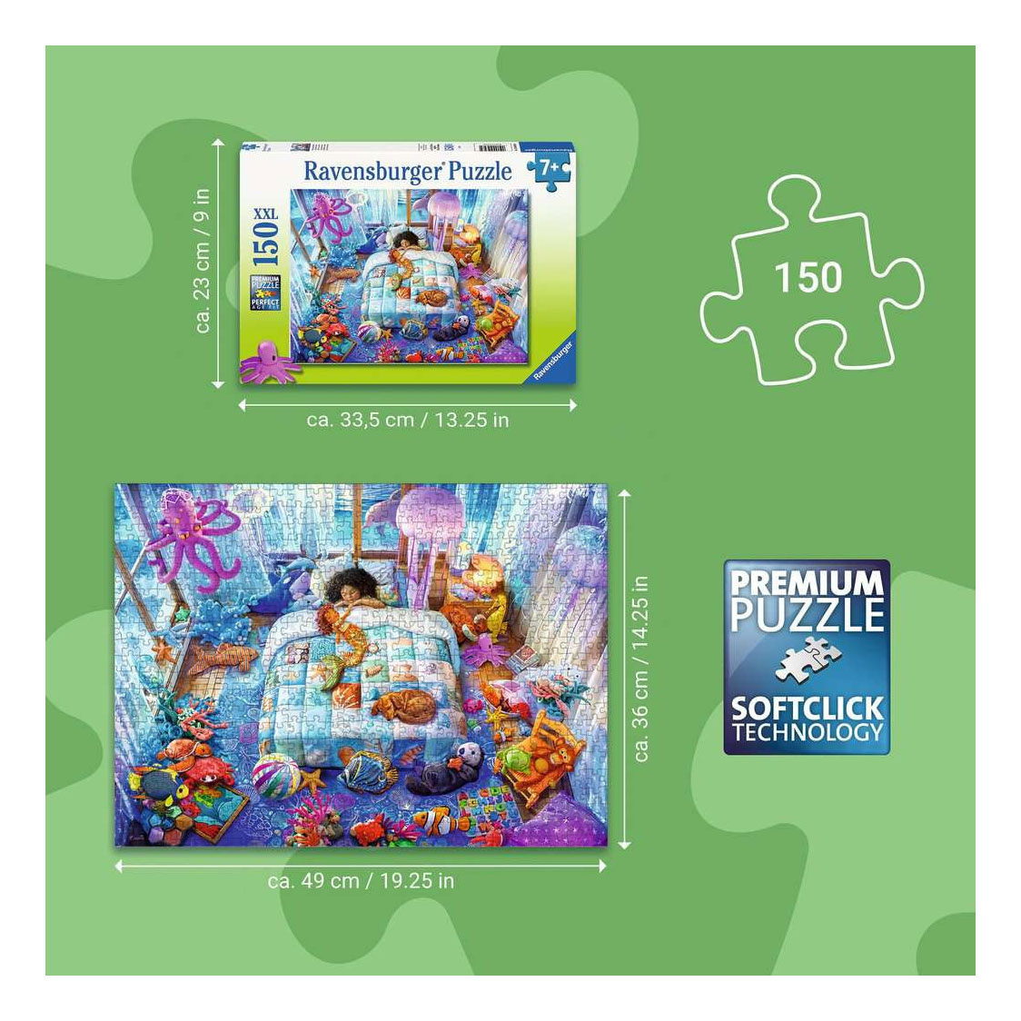 Ravensburger Legpuzzel Onderzeese Dromen - 500 XXL st.
