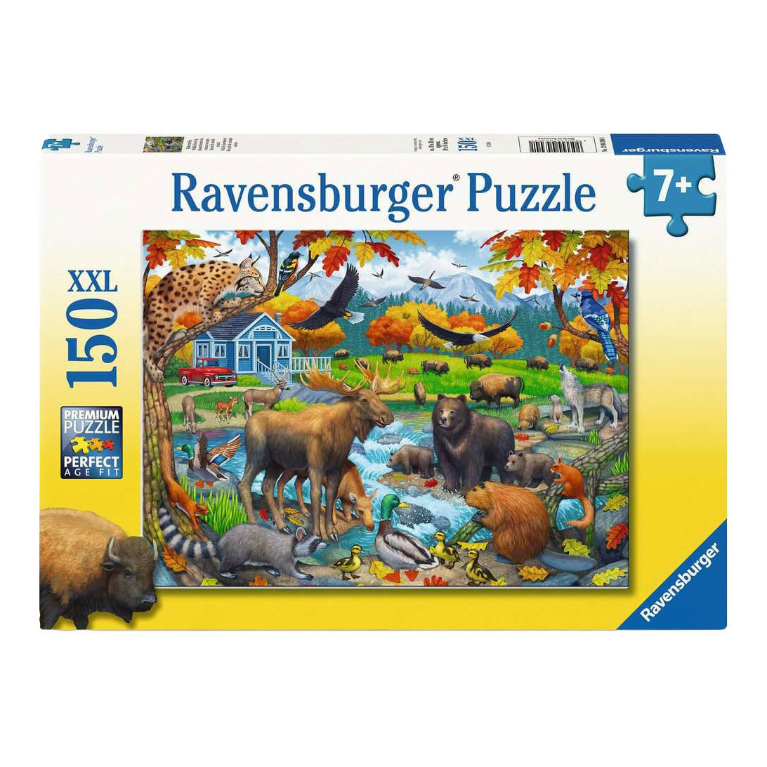 Ravensburger Legpuzzel Wildlife Gathering - 150 XXL st.