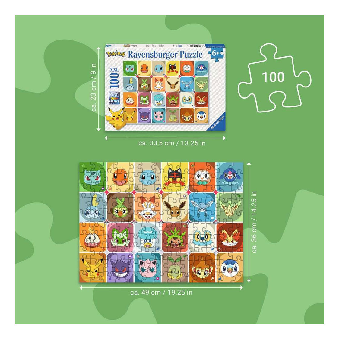 Ravensburger Legpuzzel Pokemon - 100 XXL st.