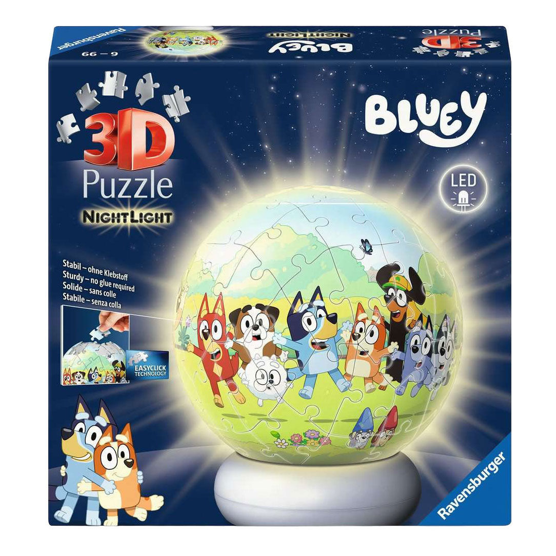 Ravensburger 3D Puzzel Nachtlamp Bluey - 73st.