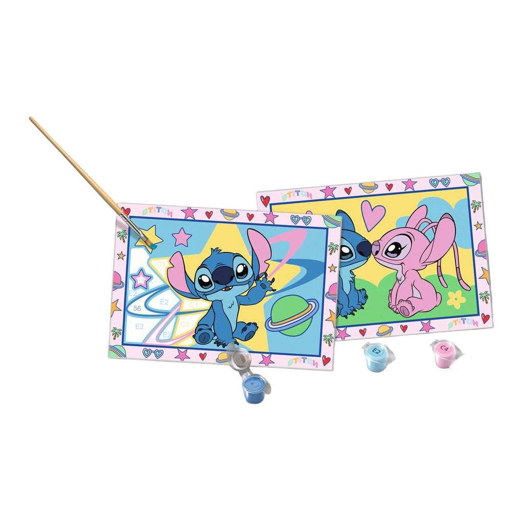 Ravensburger CreArt Schilderen op Nummer - Stitch & Angel