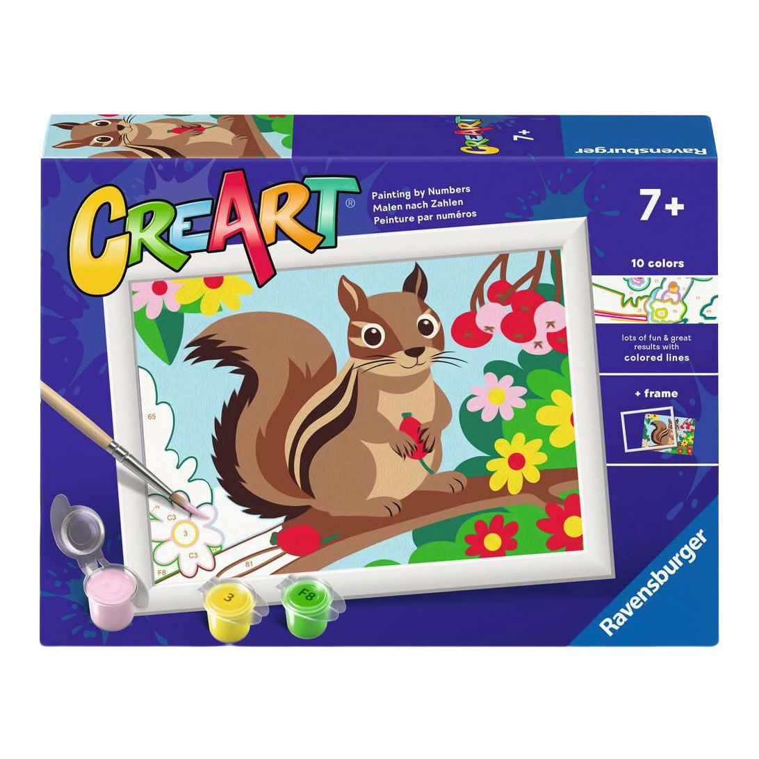 Ravensburger CreArt Peinture par numéros - Écureuil