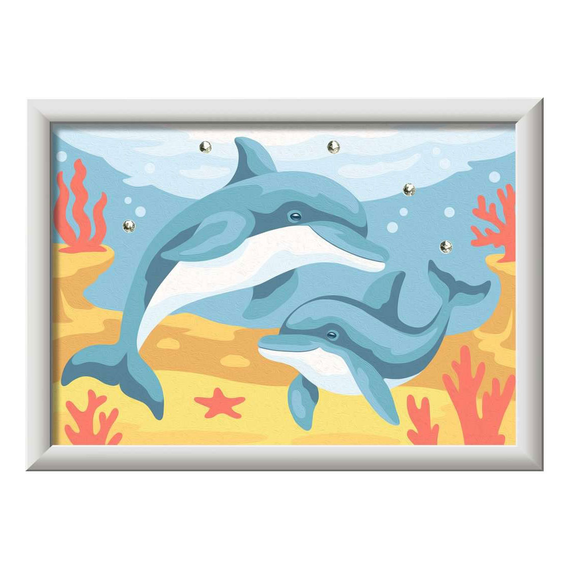 Ravensburger CreArt Schilderen op Nummer - Springende Dolfijn