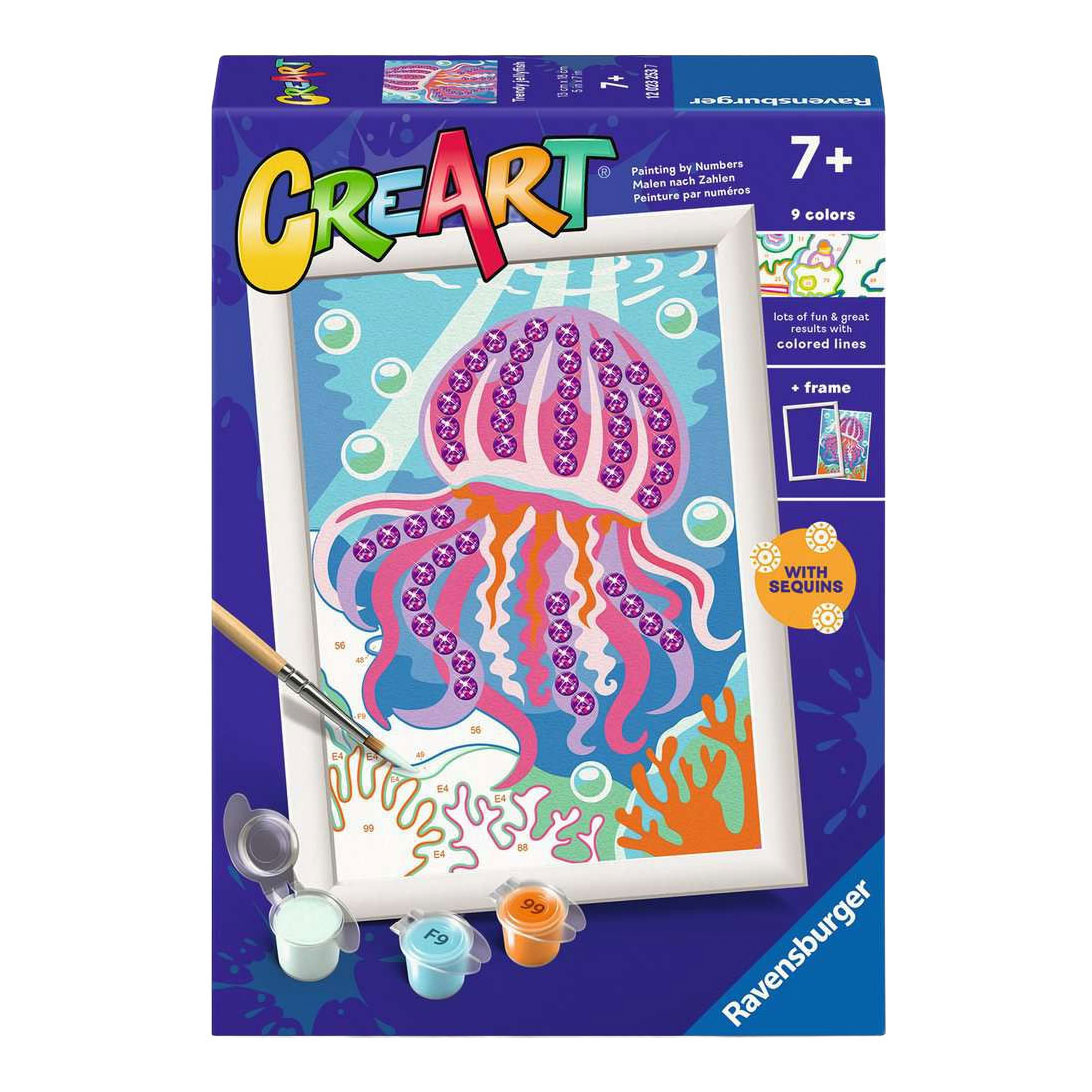 Ravensburger CreArt Schilderen op Nummer - Trendy Kwal