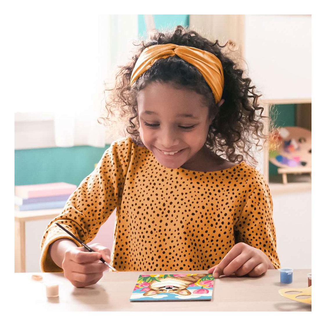 Ravensburger CreArt Schilderen op Nummer - Bloemrijke Corgi