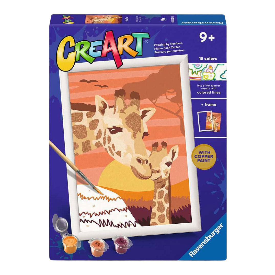 Ravensburger CreArt Peinture par numéros - Girafes