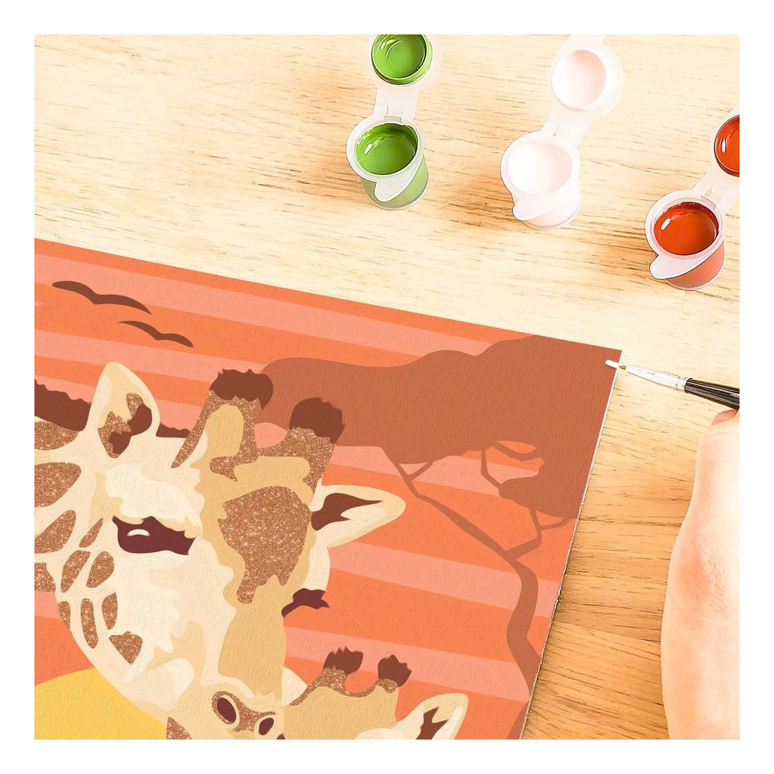 Ravensburger CreArt Peinture par numéros - Girafes