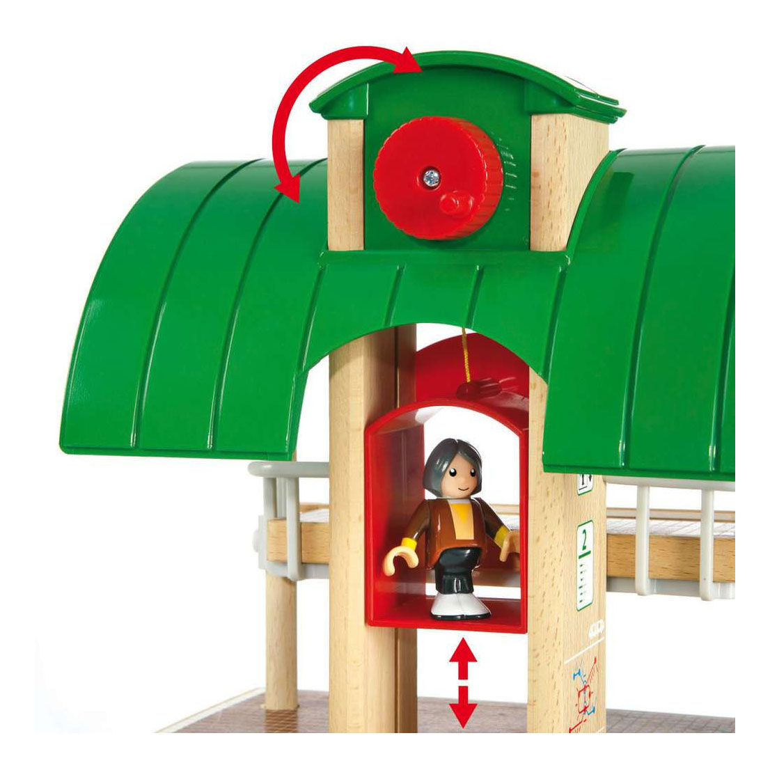 Brio Treinset met Perron en Twee Treinen - 42dlg.