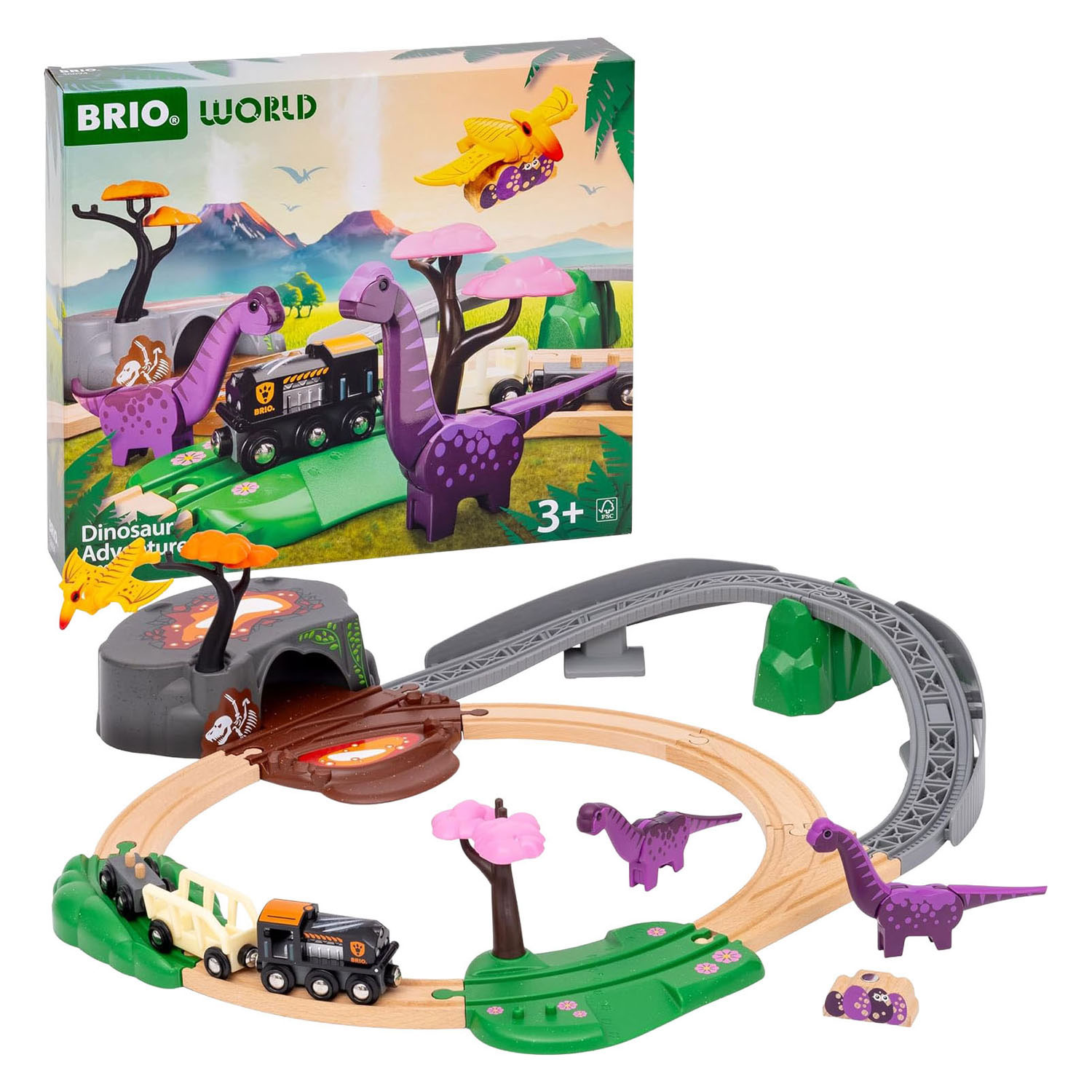 Brio Treinset Dino Avonturen Set - 21dlg.