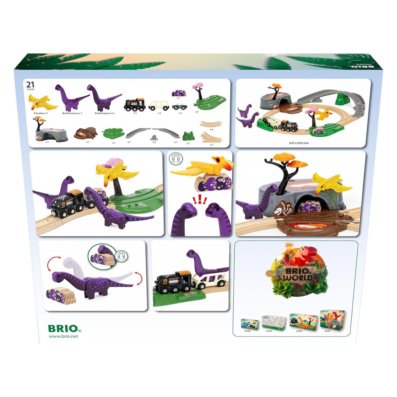 Brio Treinset Dino Avonturen Set - 21dlg.