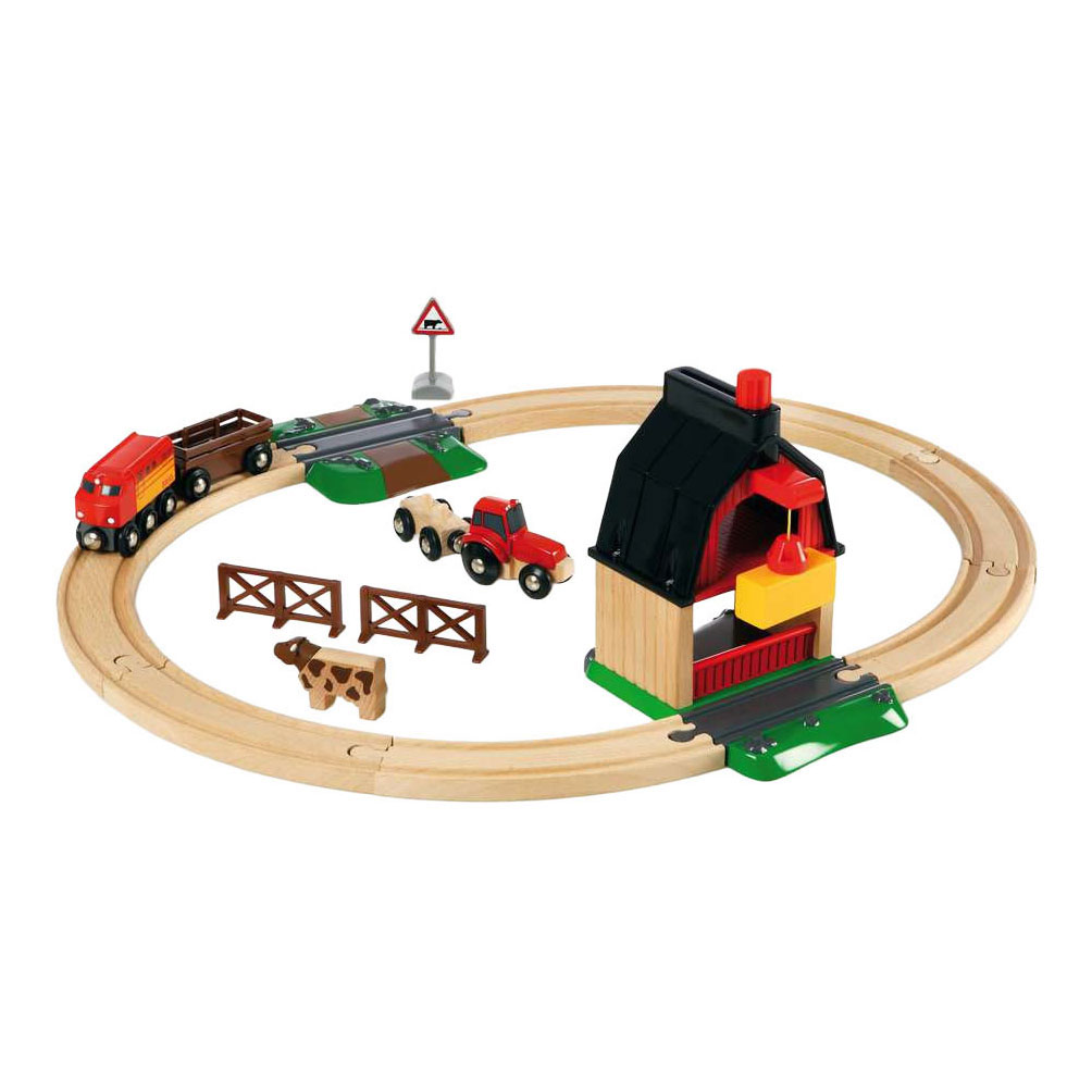 Brio Eisenbahnset mit Bauernhof – 20 Teile