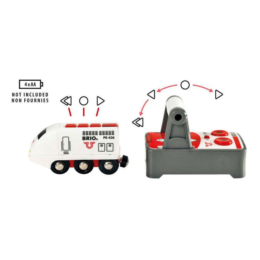 Brio RC Bestuurbare Locomotief met Licht en Geluid