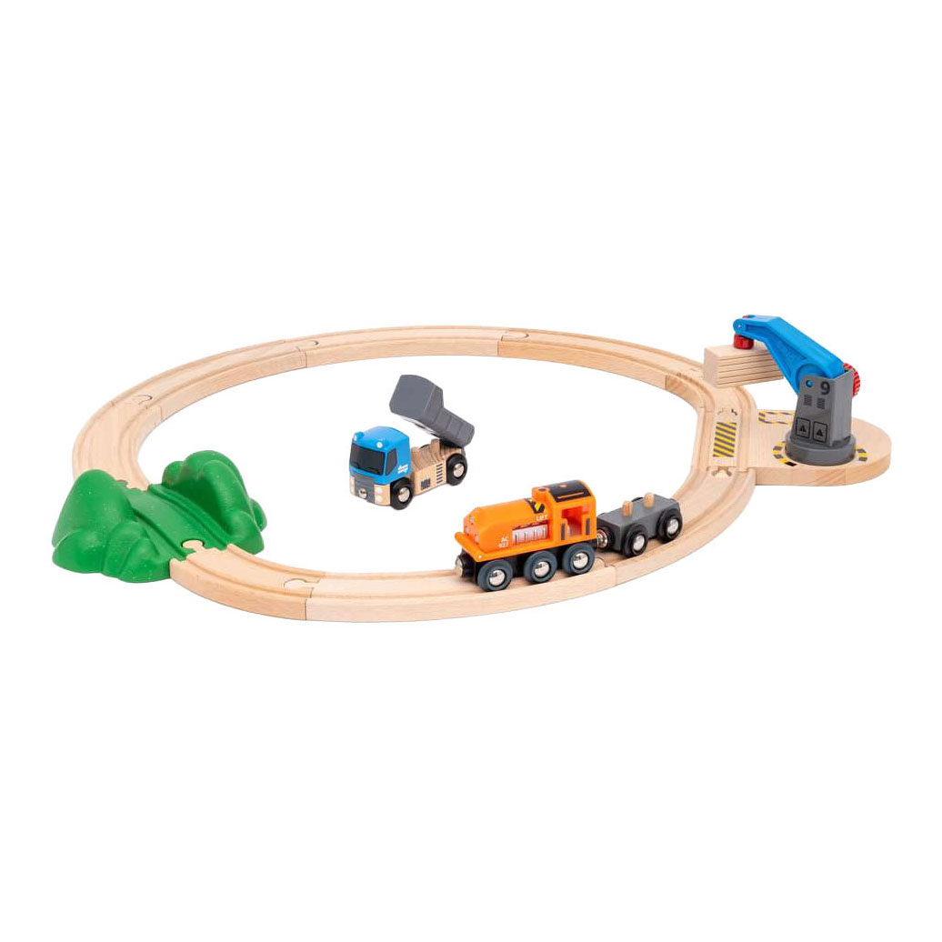 Brio Train Set Lift and Load Starter Set - 14-teilig.