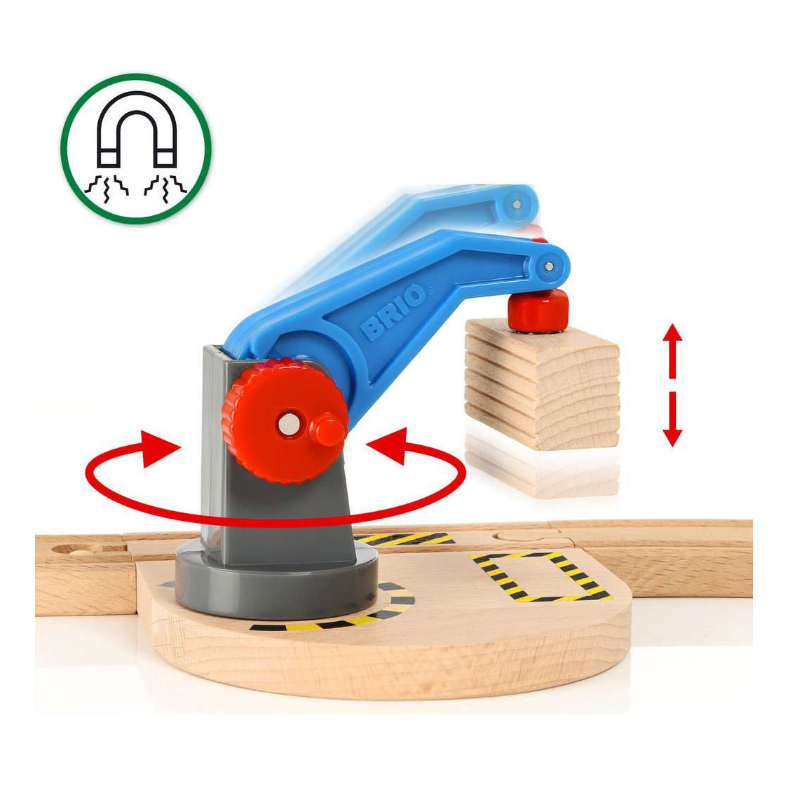 Brio Train Set Lift and Load Starter Set - 14-teilig.