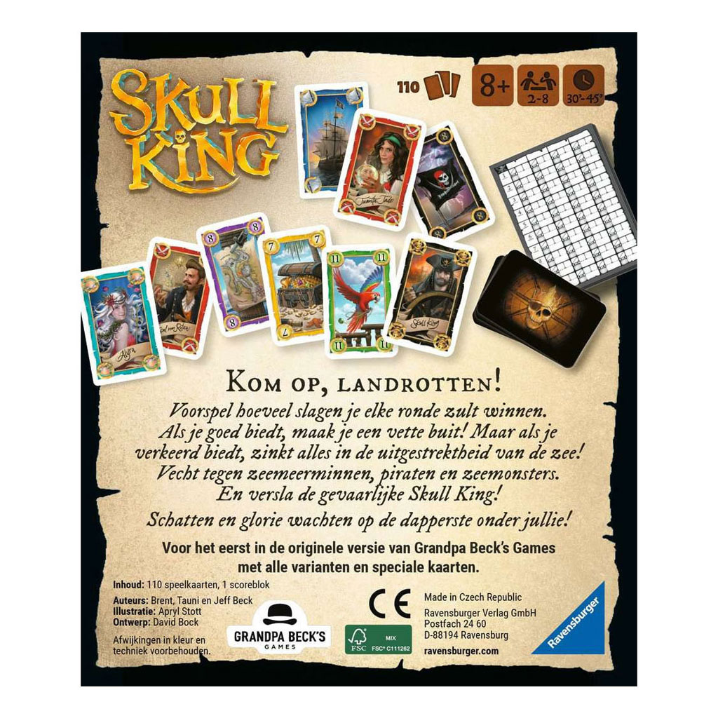 Ravensburger Spel Skull King NL Spel