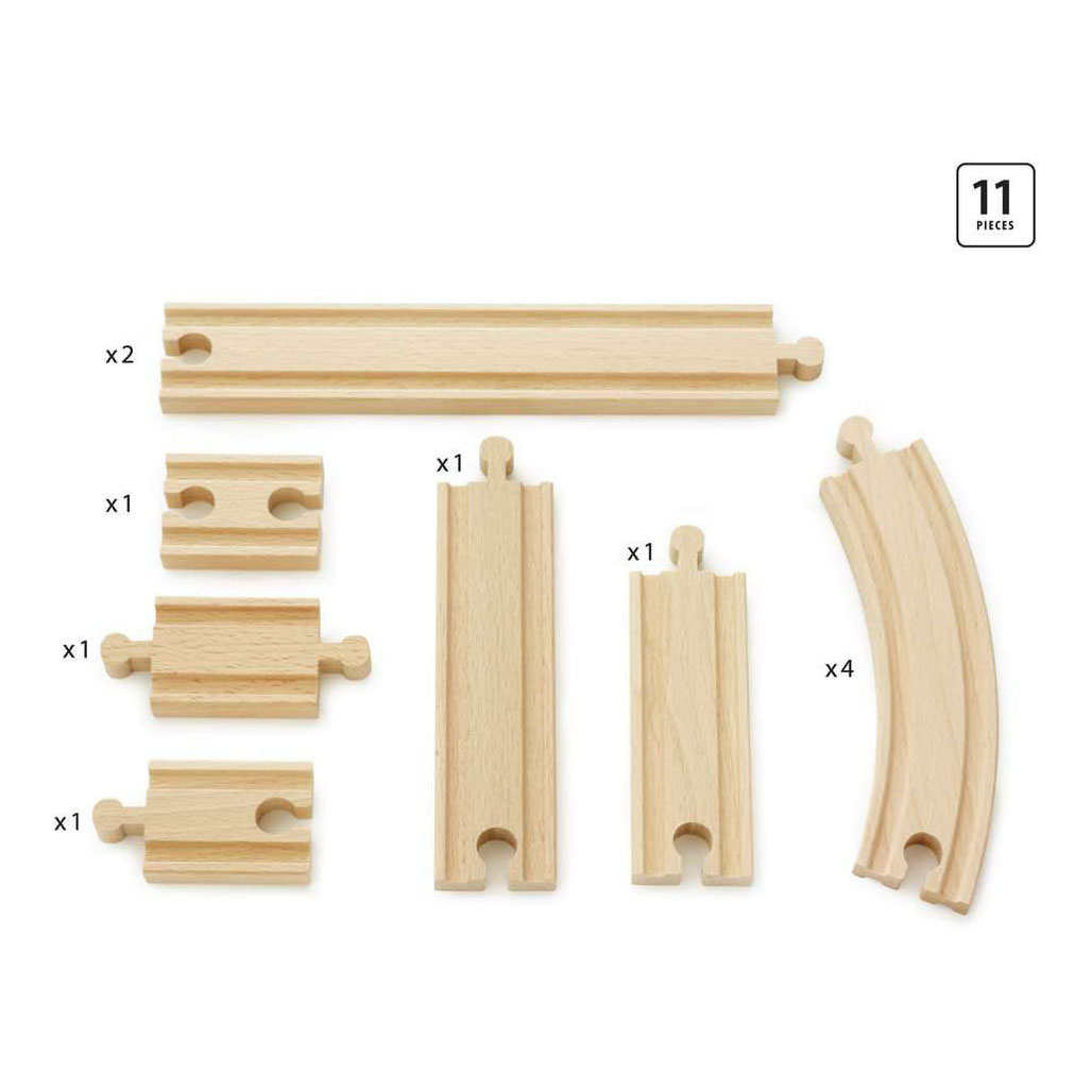 Brio Rails Uitbreidingsset - 11dlg.