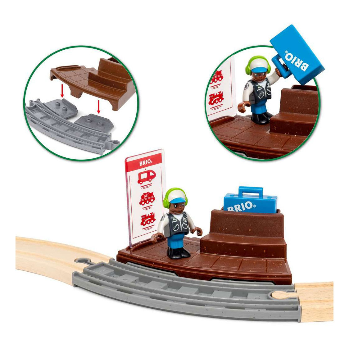 Brio Pullback Trein Set - 28dlg.